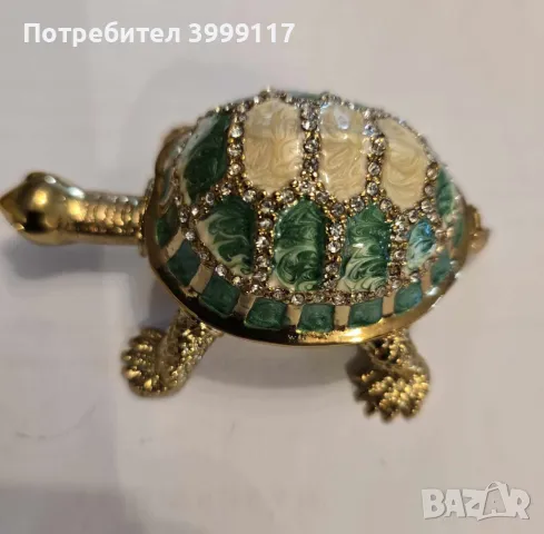 Метална бижутерка - Костенурка, снимка 2 - Романтични подаръци - 47806313