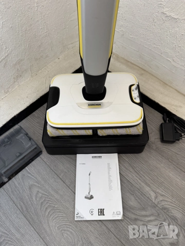 Прахосмукачка за Сухо и Мокро Karcher FC 7 Cordless | Безжичен Моп за Подове |4 Ролки|45 мин Батерия, снимка 3 - Прахосмукачки - 56155858
