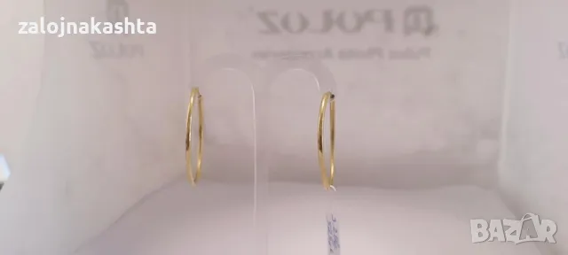 Нови Златни обеци-3,28гр/14кр, снимка 4 - Обеци - 49314484