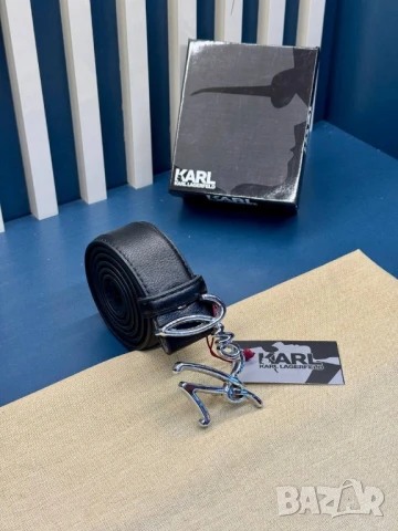 колани от естествена кожа в кутия karl lagerfeld , снимка 4 - Колани - 50599618
