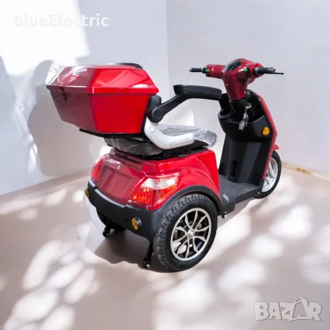 Електрическа Триколка blueElectric BM1-LUX 2000W | 60V | 24Ah | RED/GRAY, снимка 3 - Мотоциклети и мототехника - 49745647