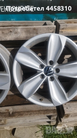 Оригинални джанти 17 5х112 Vw , снимка 5 - Гуми и джанти - 53316187