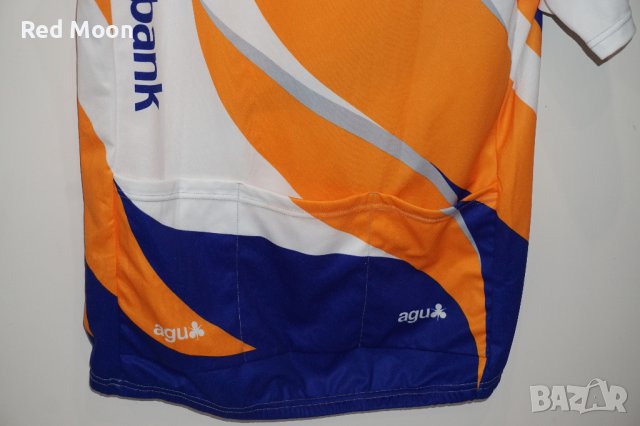 Мъжка колоездачна тениска Jersey Agu Bike Gear Rabobank Размер XL Made In Italy, снимка 10 - Спортна екипировка - 41889980