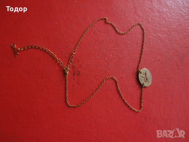 Позлатено колие She, снимка 4 - Колиета, медальони, синджири - 53052550