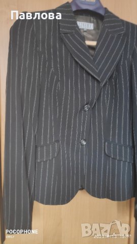 Ново черно дамско сако с подплата 