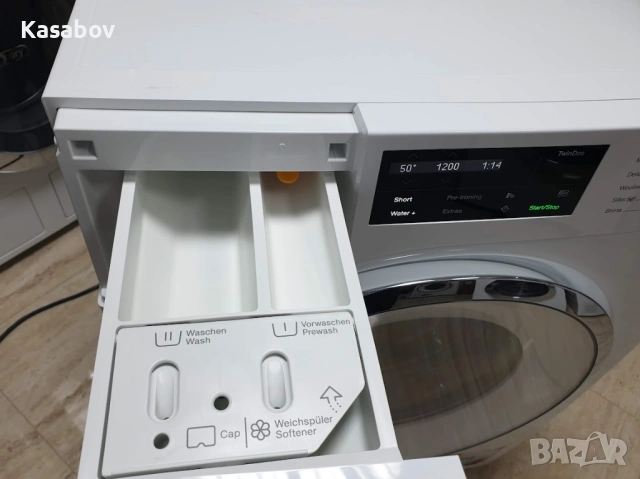UK Miele 9кг 1600rpm Wi-Fi TwinDos Пералня Миеле 12м Гаранция, снимка 6 - Перални - 53854096