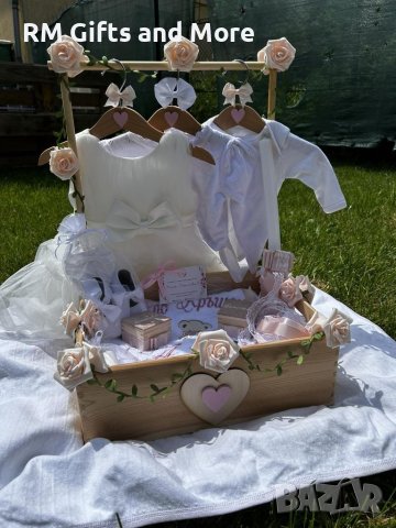 Уникален подарък за бебе, Подарък за погача, Подарък за новородено, Подарък за изписване, снимка 5 - Комплекти за бебе - 40641004