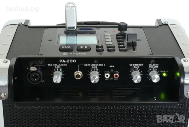 Караоке колона Skytec PA-200 неустановено състояние, снимка 2 - Тонколони - 56049253