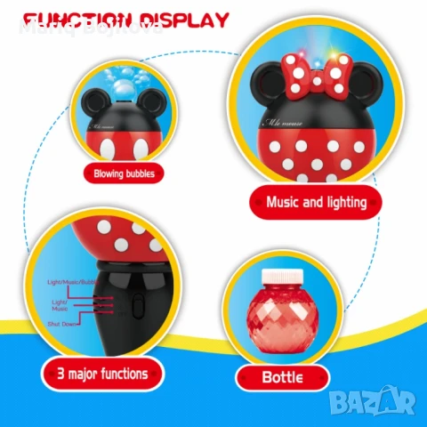 Машина за сапунени балончета, снимка 9 - Други - 50840777