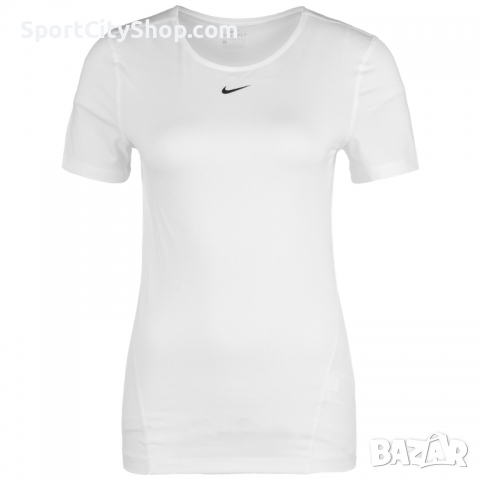 Дамска тениска Nike Pro Mesh AO9951-100, снимка 1 - Тениски - 36228674
