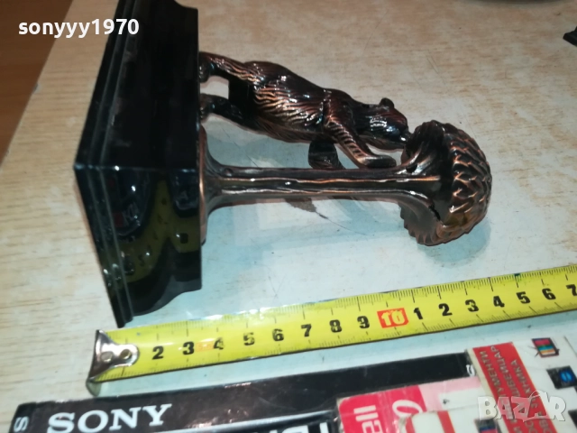 EUROPE-МЕТАЛНА ЗАПАЛКА С МЕЧКА 0709251650, снимка 10 - Антикварни и старинни предмети - 51633995