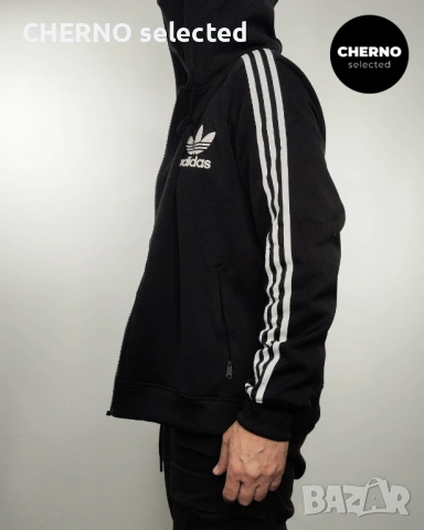 ADIDAS суичър с цип и качулка • Track Top – размер XL – Отлично състояние, снимка 10 - Суичъри - 53114018