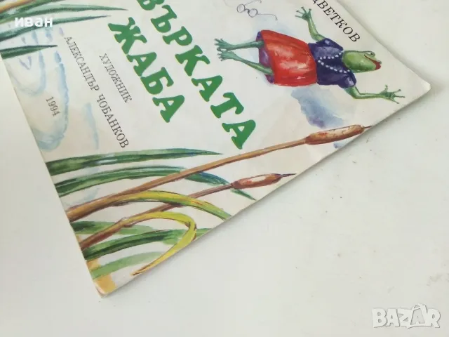 Хвърката жаба - Радослав Цветков - 1994г., снимка 8 - Детски книжки - 50223695