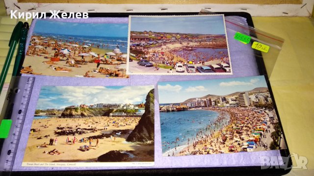 ЛОТ 4 СТАРИ КРАСИВИ ПОЩЕНСКИ КАРТИЧКИ ТЕМА КУРОРТИ ПЛАЖОВЕ ЛЯТО 32335