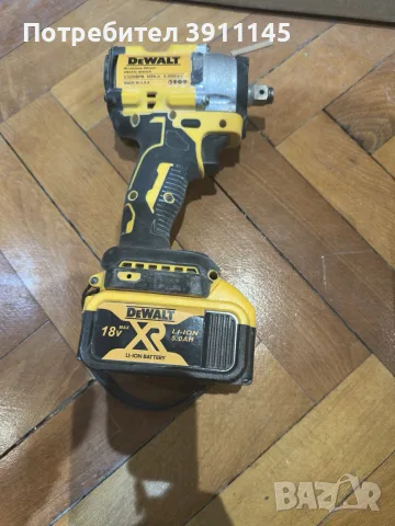 DeWalt акумулаторен комплект от 4 части, перфоратор, ударен гайковерт, ъглошлайф и винтоверт, снимка 6 - Куфари с инструменти - 55863417