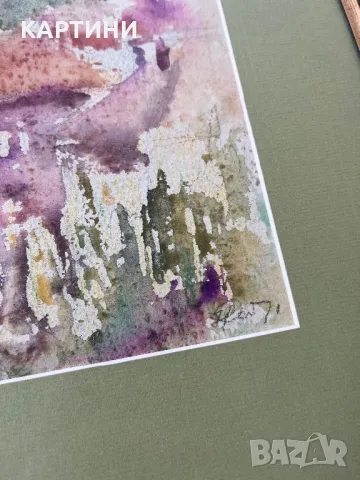 Нанет Баклаян картина - акварел, снимка 2 - Картини - 50167684