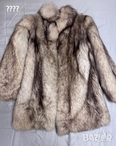 Кожено палто от лисица - цели кожи 