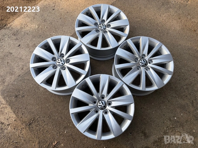 4 броя алуминиеви джанти за Volkswagen Passat  16, снимка 4 - Гуми и джанти - 53724674