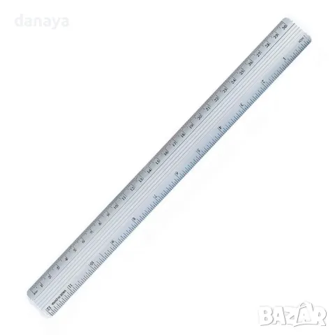 5807 Алуминиева линийка, 30см, ученическа метална линия, снимка 6 - Ученически пособия, канцеларски материали - 49619378