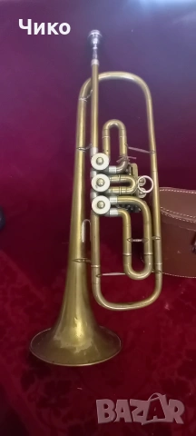 Английски тромпет с машинки, снимка 8 - Духови инструменти - 53711891