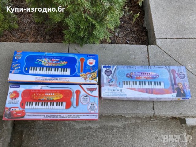 Детско пиано с микрофон Lexibook с Elza , Cars , Paw Patrol, снимка 4 - Музикални играчки - 39925023