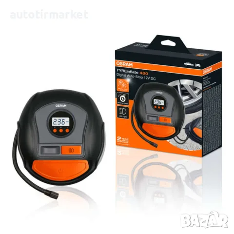 Мобилен компресор за гуми OSRAM 450 12V – 26030
