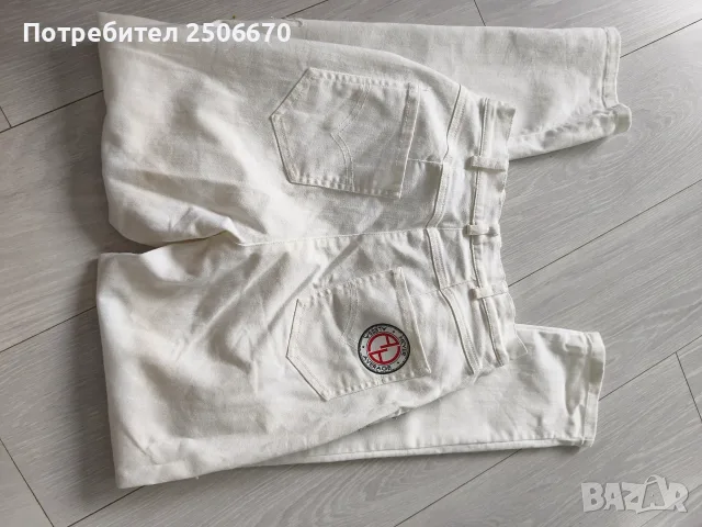 Бели Дънки Алеса, снимка 2 - Дънки - 56166448