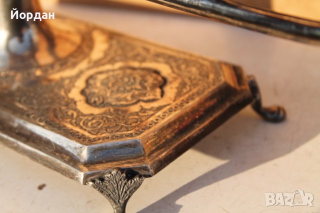 Сребърни свещници 2360 грама , снимка 14 - Антикварни и старинни предмети - 39675140