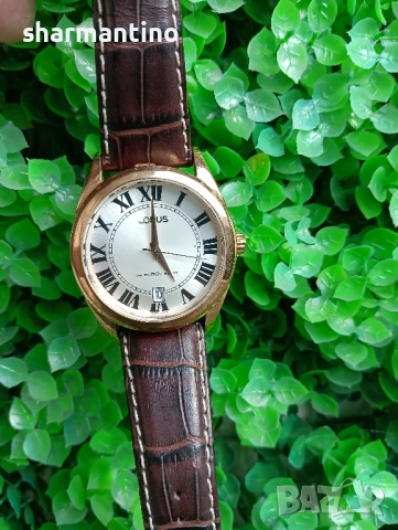Lorus кварцов японски часовник със златен дизайн
