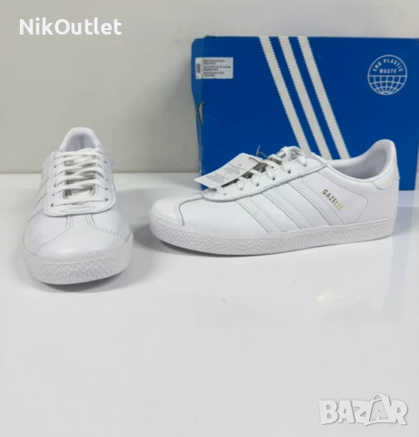 Adidas Gazelle White, снимка 3 - Кецове - 50807548