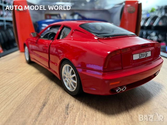 Метална колекционерска количка BBURAGO MASERATI 3200GT 1:18 НОВА, снимка 3 - Колекции - 51660172