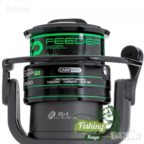 Промо МАКАРА С ДВОЕН АВАНС CARP PRO D-CARP FEEDER 5500 FS, снимка 9 - Макари - 36105460