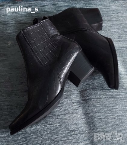 Два различни чифта / Луксозни маркови боти в Кроко принт / шпицарки в кроко принт , снимка 11 - Дамски боти - 44364483