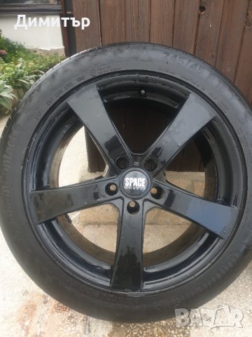 4 броя джанти Dezent 8Jx18H2 5х112,ЕТ 35 с гуми CONTINENTAL Premium Contact 6 245/45 R18 96Y., снимка 3 - Гуми и джанти - 41625643