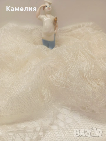 Шал от кози пух , снимка 5 - Шалове - 53211888