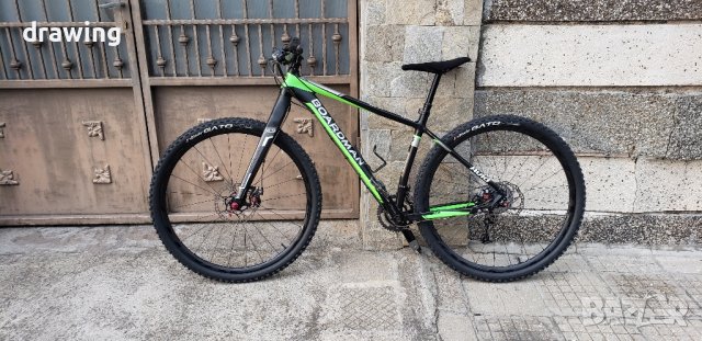 Boardman MTB Pro 29er с карбонова вилка Simplon, скорости XTR, колче OneUp, снимка 1 - Велосипеди - 34674319