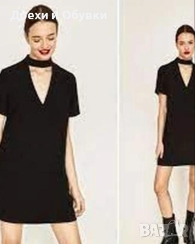 Черна рокля/ туника ZARA , снимка 4 - Рокли - 52801087