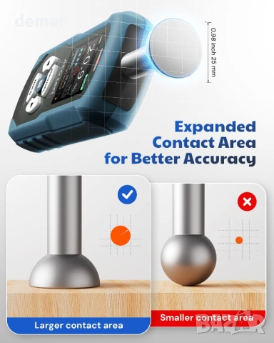 AWT-590 Акумулаторен безщифтов влагомер за дърво, гипсокартон и зидария, снимка 3 - Други стоки за дома - 53647533