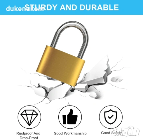 5 броя Катинари 30 мм, месинг + ключове, снимка 4 - Други стоки за дома - 53244249