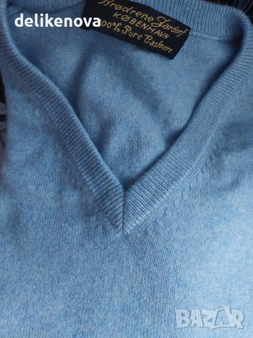 Unisex. Кашмир Broadened Tardorf.  Size M-L, снимка 4 - Пуловери - 42363991