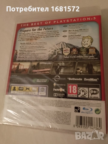 Fallout 3: Game of the Year Edition PS 3 Нова, снимка 2 - Игри за PlayStation - 53585384