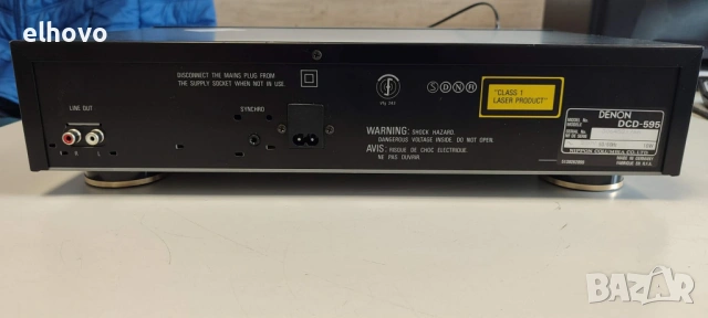 CD player Denon DCD-595, снимка 4 - Ресийвъри, усилватели, смесителни пултове - 53282953
