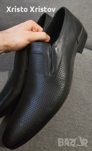 Мъжки ,кожени мокасини SHARP, снимка 7 - Официални обувки - 53467140