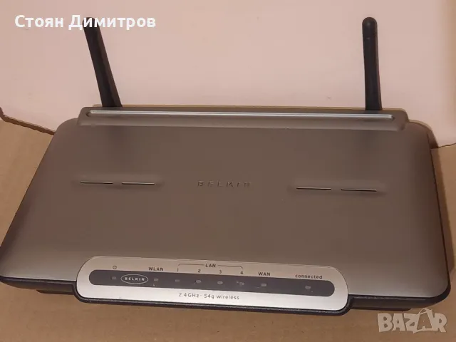 Рутер Belkin Wireless F5D7230-4 54Mbit, снимка 1 - Рутери - 48491850