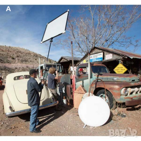 Фотографски прът/бум за осветление - Photoflex LiteReach Plus – като нов, 10/10, снимка 2 - Чанти, стативи, аксесоари - 52906434