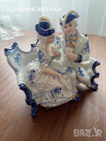 Фигура от порцелан, немска, колекционерска, красива, снимка 11 - Колекции - 52318831