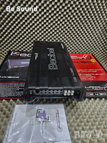 4 канален Усилвател Урал Decibel 4.150 , снимка 3 - Ресийвъри, усилватели, смесителни пултове - 53383970