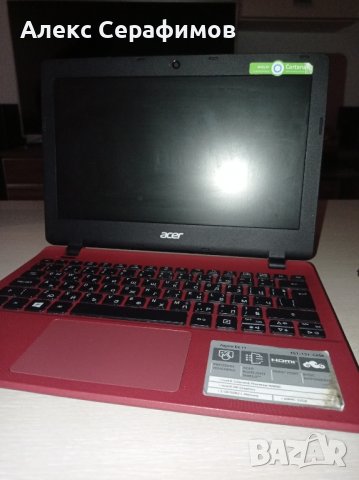 Лаптоп Acer Aspire ES 11, снимка 3 - Лаптопи за дома - 44240922