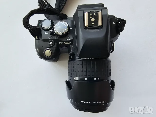 Фотоапарат Olympus E-500 с два обектива, снимка 2 - Фотоапарати - 55822031
