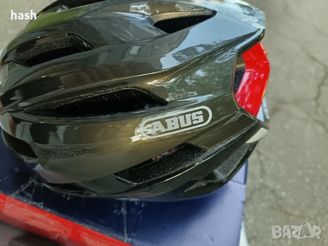 Каска ABUS StormChaser Racing - Аеродинамична професионална велосипедна каска, р-р L, снимка 8 - Спортна екипировка - 50828722